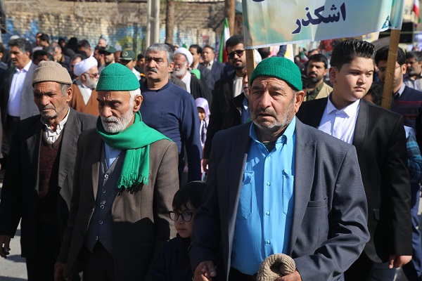 برگزاری راهپیمایی یوم الله 22 بهمن و جشن پیروزی انقلاب در اشکذر