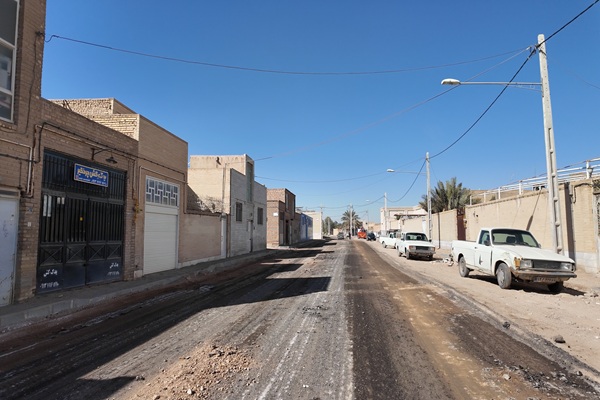 آغاز عملیات عمرانی ساماندهی خیابان آزادگان اشکذر